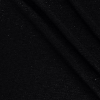 Tweed lana lame negro